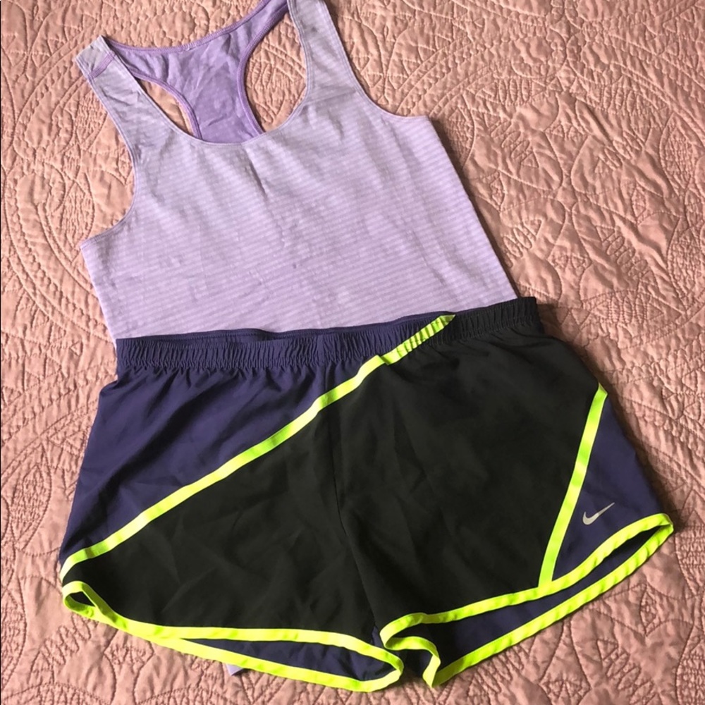 Nike Dri Fit Shorts - Purple